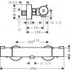 Термостат для душа Hansgrohe Ecostat 13211000