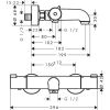 Термостат для ванны Hansgrohe Ecostat 13201000