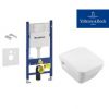 Комплект Geberit Duofix 3-в-1 + Villeroy & Boch Omnia Architectura 5685HR01 Directflush+SoftClose