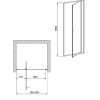 Душевая дверь Aquaform Nigra 90 103-40083