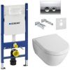Комплект Geberit Duofix 458.121.21.1 4в1 + Villeroy & Boch Subway 2.0 DirectFlush 5614R001 + SoftClose 9M68S101