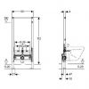 Инсталляция Geberit 111.520.00.1 комплект с биде Simas E-Line EL19