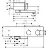 Термостат для ванны Hansgrohe ShowerTablet 13107000