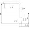 Кухонный смеситель Franke Sirius 115.0476.827 оникс