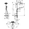 Душевая система Hansgrohe Croma Select S Showerpipe 280 1jet 26790000