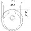 Круглая кухонная мойка Franke Ronda ROG 610 114.0381.020 белый