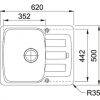Кухонная мойка Franke Antea AZG 611-62 114.0499.163 белый
