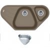 Трапециевидная кухонная мойка Franke Antea AZG 661-E 114.0499.224 Миндаль