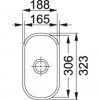 Маленькая кухонная мойка Franke Armonia AMX 110-16 122.0018.093 полированная
