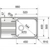 Кухонная мойка Franke Smart SRL 611-86 XL 101.0456.706 декор