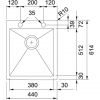 Кухонная мойка Franke Planar PPX 210-44 TL 127.0203.470 полированная