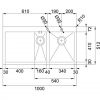 Кухонная мойка Franke Planar PPX 251 TL 127.0203.468 полированная (крыло слева)