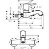 Смеситель для ванны Hansgrohe Metropol Classic 31340090