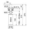 Дозатор жидкого мыла Franke Sirius 119.0500.472 ваниль