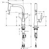 Кухонный смеситель Hansgrohe Metris 14834000