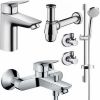 Комплект смесителей для ванны Hansgrohe Logis 711714511