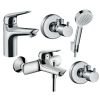 Набор смесителей для ванны Hansgrohe Novus 710342664