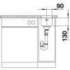 Кухонная мойка Blanco SUPRA 180-U 518197
