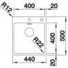 Кухонная мойка Blanco ANDANO 400-IF/A 522993