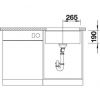 Кухонная мойка Blanco SUBLINE 500-U 523435 Жемчужный