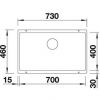 Кухонная мойка Blanco SUBLINE 700-U 523545 Серый Беж