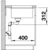 Кухонная мойка Blanco SUBLINE 700-U 523545 Серый Беж