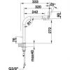 Кухонный смеситель Blanco VONDA Control 518437 Нерж Сталь