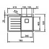 Кухонная мойка Teka ZENIT R15 1B 1D LHD 78 13139003 полированная (чаша справа)