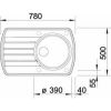 Кухонная мойка Blanco RONDOVAL 45 S 520606 Жемчужный