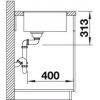 Кухонная мойка Blanco SUBLINE 320-F 523416 Антрацит