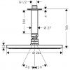 Верхний душ Hansgrohe Raindance S 27620000