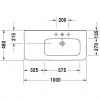 Умивальник Duravit DuraStyle 2326100000