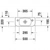 Умивальник Duravit DuraStyle 0713500009