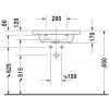 Умивальник Duravit DuraStyle 2337630000