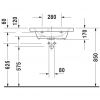 Умивальник Duravit DuraStyle 2337630000