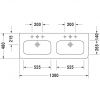 Умивальник Duravit DuraStyle 2338130000