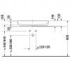 Умывальник Duravit Luv 0380800000