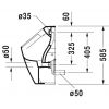 Писсуар Duravit Me by Starck 2809300007 Rimless с мушкой