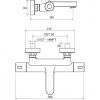 Термостат для ванны Ravak Termo 300 TE 023.00/150 X070097