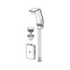 Бесконтактный смеситель для умывальника Oras ALESSI Sense 8710F
