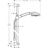 Душовий гарнітур Hansgrohe Raindance Classic 100 3jet 27843090