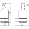 Дозатор жидкого мыла Emco Loft 0521 133 01 black
