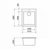 Кухонная мойка Granado Cadiz Gris 2308