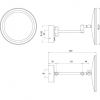 Косметическое зеркало Emco 1094 060 00 с подсветкой