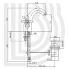 Смеситель для умывальника Bianchi Old Fashion LVBOLF1034OLFIAVOT