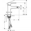 Смеситель для биде Hansgrohe Metropol 74520000