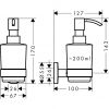 Дозатор жидкого мыла Hansgrohe Logis Universal 41714000