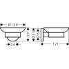 Мыльница Hansgrohe Logis Universal 41715000