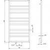 Полотенцесушитель PaladII Tenero КВ120 1200х600