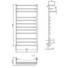 Полотенцесушитель PaladII Антей АН401 1200х630